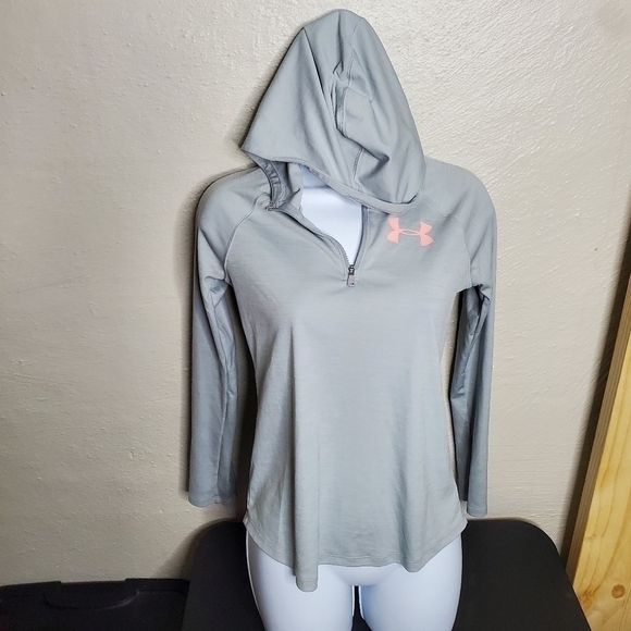 Under Armour Light Weight Pullover Youth Large Grey - Picture 7 of 9